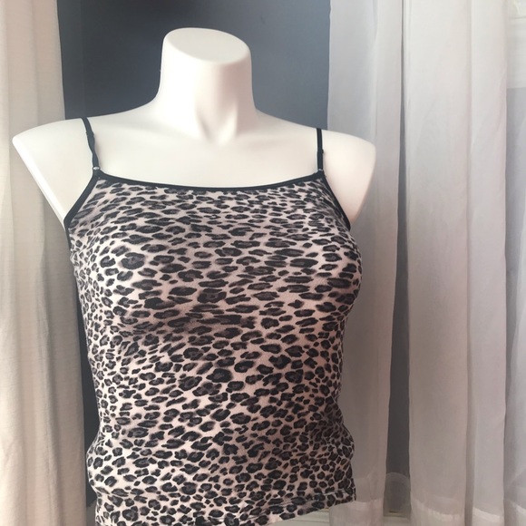 Leopard cheetah animal print tank top cami under